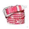 Belts Adult Belt For Dress Cowboy Cowgirl Waist Shinning Formal