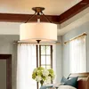 Подвесные лампы американская загородная круглое современное минималистская гостиная столовая спальня легкая балкона проход кухня Потолочная лампа