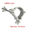 12st/partier aluminium scenbelysning truss kl￤mma DJ ljuskl￤mmor krokar f￶r LED Par Moving Head Beam Spot Clamps 48-52mm Pipe Diameter