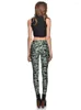 Women's Leggings Women Fashion Sexy Green Zombie Printing