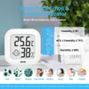 Temea 4 Pack Mini Indoor Digital Thermometer Hygrometer Set Room Humidity Gauge Meter LCD Display Temperature Sensor