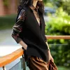 Damesvesten Stijlvolle vest op het bovenkleding Retterde pullover Vest Side Split mode Koreaanse stijl Vrouw Cold Proof