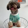 Abbigliamento per cani di marca Maglione caldo per animali domestici Abbigliamento per cani di marca Cappotti meteorologici Abbigliamento per cuccioli Maglioni di cotone Somma