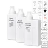 Liquid Soap Dispenser Home Laundry Detergent Bottle 1000ML Bathroom Softener Bleach Refillable Storage Waterproof Label 221207