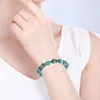 Bangle Fashion High Vibration Crystal Healing Armband Anti ångest unisex lysande ankeltillbehör