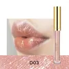 Lip Gloss Fashion Lipstick Cosmetics Women Sexy Waterproof Lips Metallic 6ml