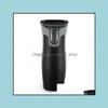 Tumblers Travel Mugs Tumblers Office vattenflaskor Accuuminsated rostfritt stål Kaffemugg med smart lock 450 ml Drinking Cups Drop Dhapp