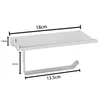 Titulares de papel higiênico Banheiro Tussie Phone Shelf Stainless Aço Mount Rack Acessórios de armazenamento WC 221207