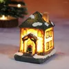 Christmas Decorations Light House For Home Xmas Gifts Cristmas Ornaments Year Natale Navidad Noel Decor Decoration F1u3