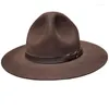 Bérets Canadian Mountie Hat GRC Drill Sergeant Military Campaign Costume Hats