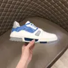 2023SS Top Qulity Sports Marke flache Designer-Leder-Herrenschuhe, luxuriöse weiße, lässige Schnür-Outdoor-Sneaker, klassische Farbe, sehr bequem kq1jiiii0000001