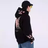 Men's Hoodies Sweatshirts Man 100% Cotton Butterfly Embroidery Harajuku Solid Pocket Hooded Autumn Long Sleeve Loose Chinese Outwear 221208