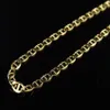 Men039s 10K Solid Yellow Gold 2 5MM Flat Mariner Link Style Chain 1624 Inches264F4181393