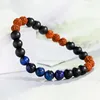 Strand étnico vajra bodhi rudraksha ioga pulseira homme meditação tibetana tigre olho stone mala