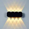 Moderne muurlicht SCONCES Bedkamer Beveiligsegang Lampverlichting Aluminium armaturen Waterdicht