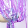 Party Decoration 1pcs 90 200CM Colorful Foil Curtain Backdrop DIY Birthday Wedding Supplies Eco-Friendly