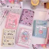 Notepads Kawaii Japanischer Stil S￼￟es Cartoon gedrucktes Muster Notebook Spulen Handkonto Notepad Diary Student Planer 210611 Drop del dhow8