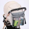 Stroller -onderdelen draagbare babytas hangen net net grote tassen paraplu opslag pocket cup houder organisator universeel nuttig accessoire