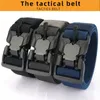 Belts Nylon Buckle Shooting Traveling Simple Design Fast Release Trousers Waistband Solid Color Outdoor Equipment Blue