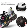 Дизайнерская обувь TPU Custom Elastic Rood-обувь Hands-6947687 Black White Diy Pattern Добавить свой дизайн