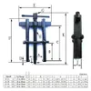 Autres outils à main Kit de démontage d'outil de retrait d'extracteur d'engrenage à deux mâchoires 221207