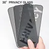 30° PRIVACY GLASS PROTECTOR For iphone 14 14pro samsung A51 HUAWEI promax phone screenprotector High Clear with Packing fingerprint tempered screenguard for apple