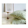 Cuscino DUNXDECO Simple Ins Fresh Green Leaf Copertina morbida Custodia decorativa Biancheria da letto per soggiorno Nordic Nature Art