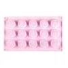 15 Griglia Fiore di rosa Stampi per torta al cioccolato Stampo per caramelle in silicone Budino per cubetti di ghiaccio Stampo per sapone fatto a mano Stampi per candele Utensile da cucina BH8112 TYJ