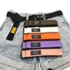 Belts Canvas Belt For Men Women Gentleman Jeans Trouser Decorative Waistband Weaving Waist Long Punk Youth