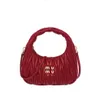 Designer Miui Wander Matelasse underarm Miu bag Women's mens Cleo satchel tote hobo Luxury with shoulder strap Genuine Leather handbag2023