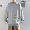 Herrtröjor 2022 3D utskrift bomullsavsnittliga tröjor överdimensionerade i varma runda rockar streetwear hiphop pullover m-5xl