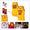 Boogie Ellis Vincent Iwuchukwu USC Trojans Basketball Jersey Kob Johnson Malik Thomas Reese Dixon-Waters Oziyah Sellers Tre White USC Jerseys Niestandardowe szwy