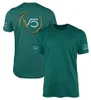 Formule 1-raceteamuniform 2020 race-uniform T-shirt met korte mouwen kan worden aangepast in logoformaat.