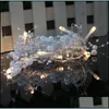 Party Decoration White Bead String LED Light Home and Living Decorative Lights Plast Garland Fairyland Lamp Ankomst 11 4YF L2 DROP DHAST