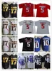 Josh Allen Wyoming Cowboys Camiseta de fútbol Khalil Mack Buffalo Bulls Patrick Mahomes II Texas Tech Red Raiders Jerseys Jimmy Garoppolo Eastern Illinois Panthers