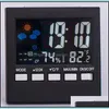 Schreibtisch Tischuhren Haushalt Farbe Sn Thermometer Elektronik Wetter Digitalanzeige MTI Funktion Uhr Home Decor Gadgets Hygrome Dh4Vw