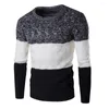 Suéteres masculinos Sweater de inverno Sweater Térmico Primavera Slim Anti-pilão macho amigável para a pele