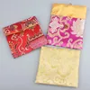 Gift Wrap 10pcs Small Silk Brocade Pouches Jewelry Packaging Bags Chinese Knot Good Lucky Bag Women Coin Purse Party Favors