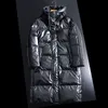 Men's Down Parkas Top quality men's hooded midlength down jacket Contains 90 grey duck down winter thickening warm casual men's jacket 221208