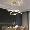 Hanger lampen studie project led silica gel licht restaurant ronde ster eetkamer kantoor verlichting home deco