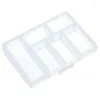 Jewelry Pouches Plastic 6 Slots Tool Box Organizer Storage Beads Fashion Packaging Gift Earring Ring