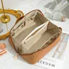 Storage Boxes Large Capacity Travel Cosmetic Bag For Women Leather Makeup Organizer Female Toiletry Kit Make Up Case Pouch Washbag