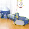 Toy Tents Kids Play Castle Children's 3 in 1 spaceship spaceip Space Yurt Game House Rocket Ship Ocean Ball Pool 221208