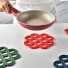 Siliconen China geknoopte trivet pot mat houders voor hete pan en pot kussentjes hittebestendige tegenmatten tafels placemats onderzetters