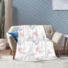 Couvertures Couverture unique aux amis de la famille Axolotl Modèle sans couture Durable Super Doux Confortable pour le cadeau à la maison