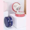 Travel Jewelry Box Mini Portable Storage Boxes Organizer with Mirror women Rings Earrings Necklaces Bracelets Bins LT202