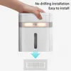 Toilet Paper Holders Waterproof Tissue Box Towel Dispenser Wall Mounted Holder LED Induction Light Smart for Bathroom 221207