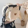 Сумки для подгузников корейский медведь вышивка ребенок для коляски мама многоразовый уход за новорожденным органайзер для питомника пеленальный мама 221208