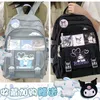 Peluş Bebek Tarzı Kawaii Sanrioed Anime Kuromi Melody Cinnamoroll Sevimli Karikatür Büyük Kapasiteli Sırt Çantası Öğrenci Okul Çantası 221208