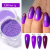 Poudre à couleurs changeantes pour ongles, vernis Gel UV chromé, tout pour manucure, poussière thermique, décoration DIY